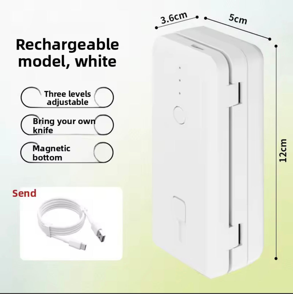 Portable USB Rechargeable Bag Sealer with Digital Display | Mini Heat Sealer for Food