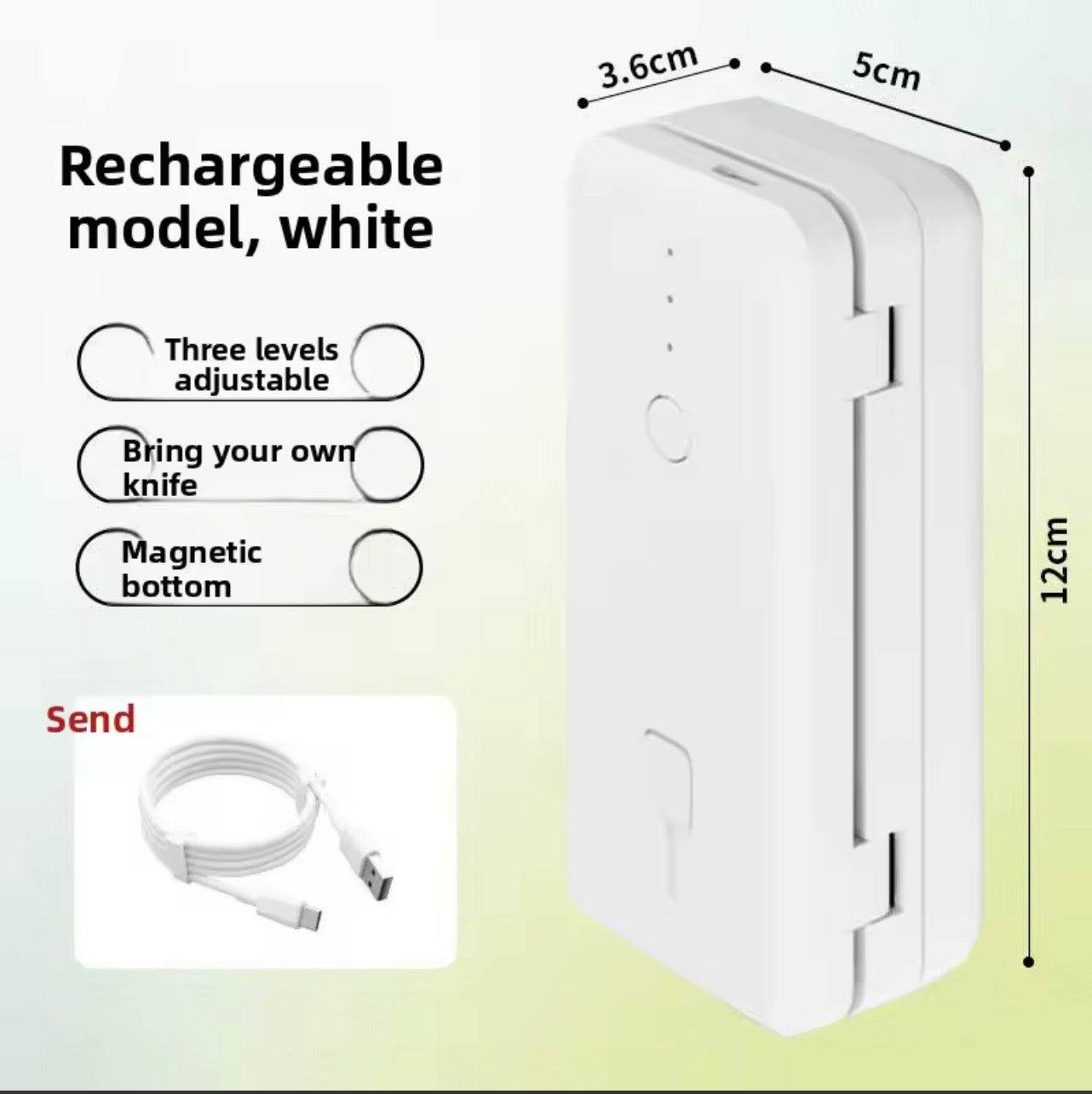 Portable USB Rechargeable Bag Sealer with Digital Display | Mini Heat Sealer for Food
