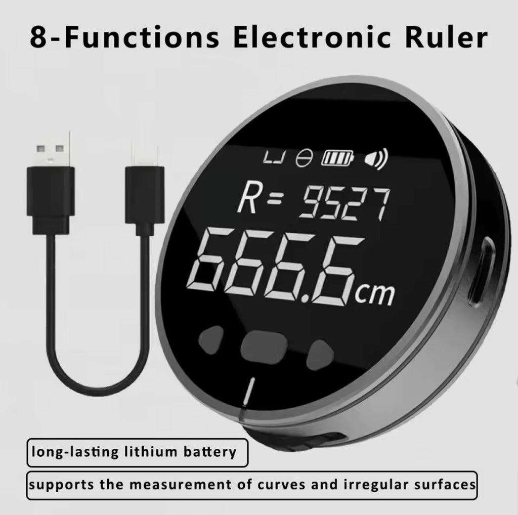 Mini Digital Laser Distance Meter 99m – Rechargeable Portable Measuring Tool