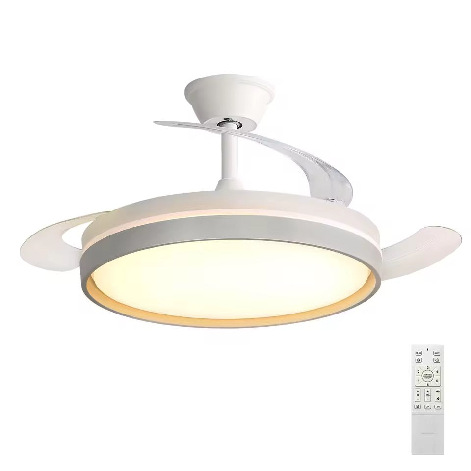 Ceiling Fan with Reversible Motor and LED Light