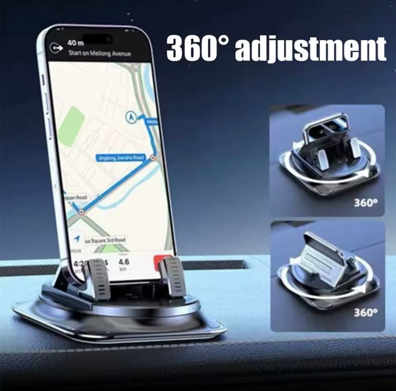 360° Magnetic Rotating Phone Holder | Drive Safely and Comfortably