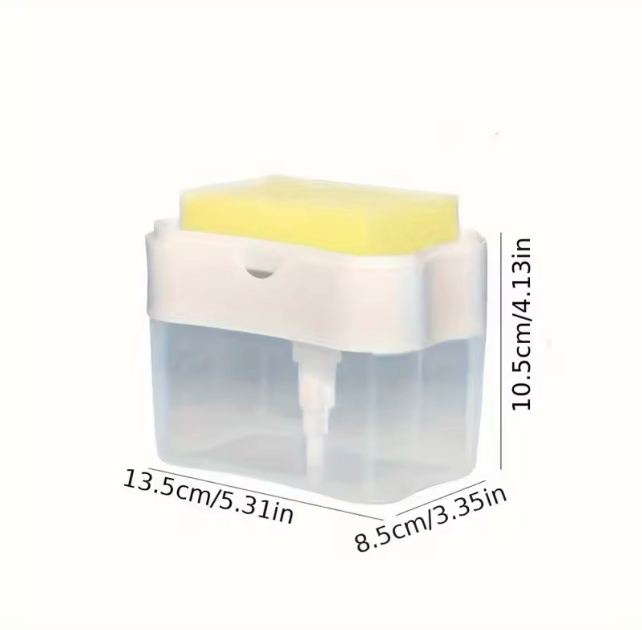 2-in-1 Soap Dispenser with Sponge
