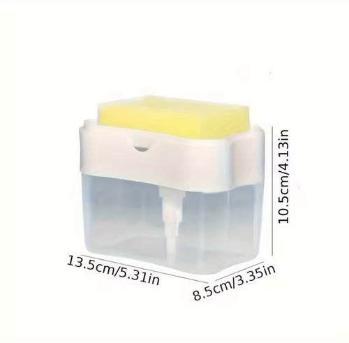 2-in-1 Soap Dispenser with Sponge
