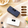 Portable USB Rechargeable Bag Sealer with Digital Display | Mini Heat Sealer for Food