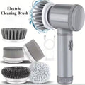 USB Wireless Electric Cleaning Brush with 5 Interchangeable Heads | Multi-Purpose