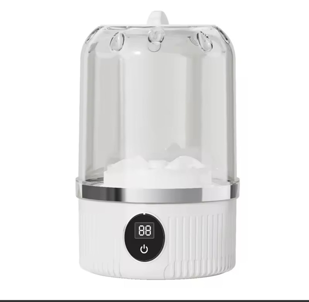 Portable Mini Washing Machine for Underwear & Delicates – USB Rechargeable Travel Laundry Washer