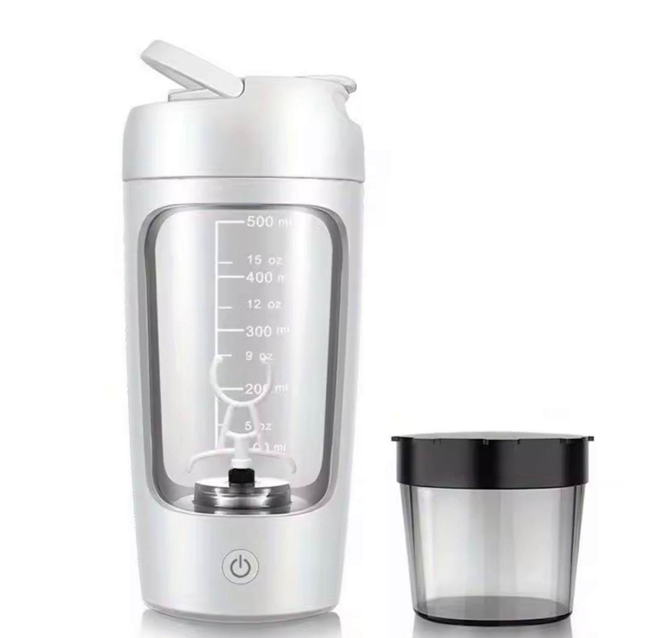 Electric Protein Shaker Bottle – USB Rechargeable Automatic Mixer (500ml)