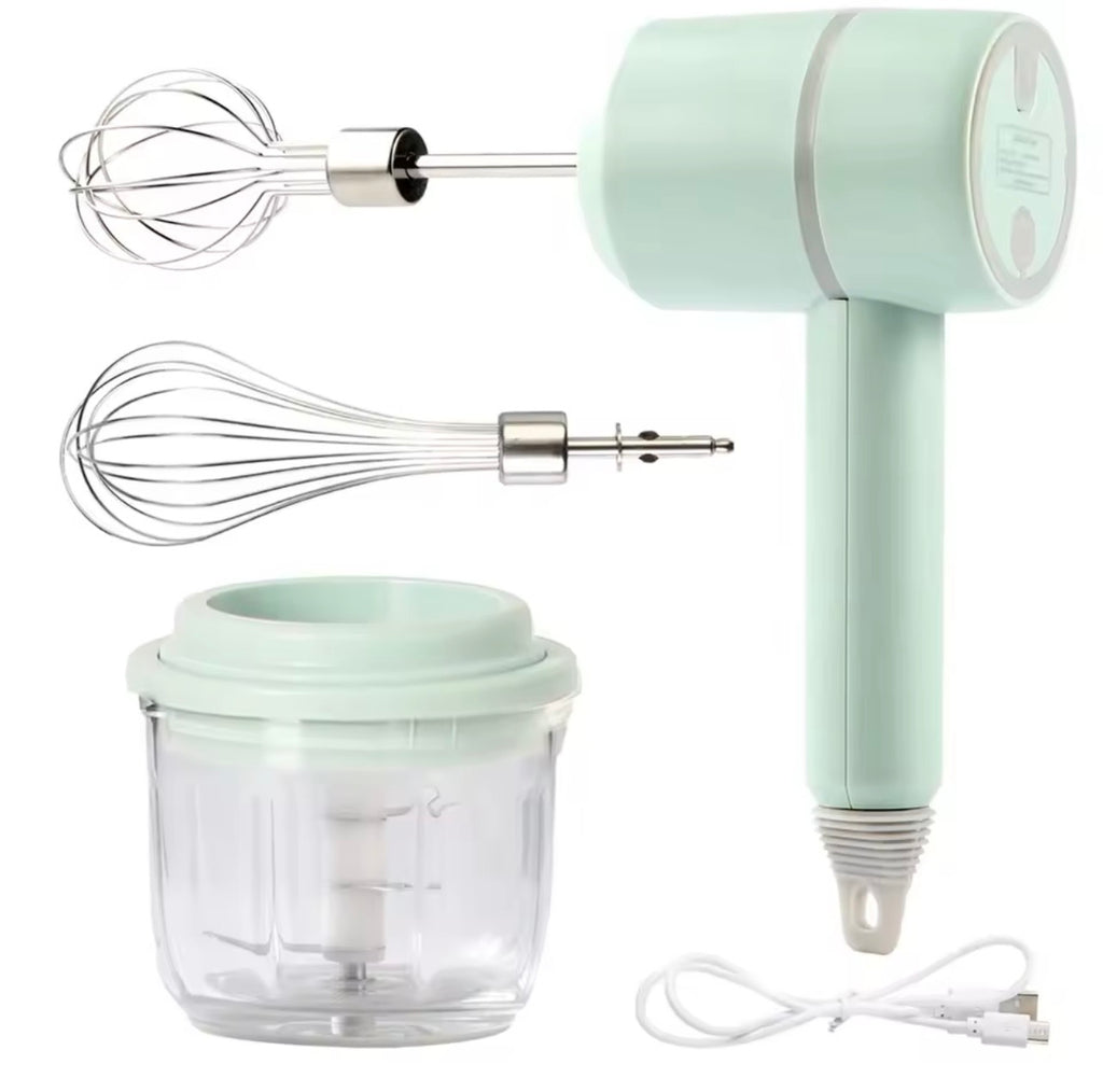 3-in-1 Wireless Electric Hand Mixer
