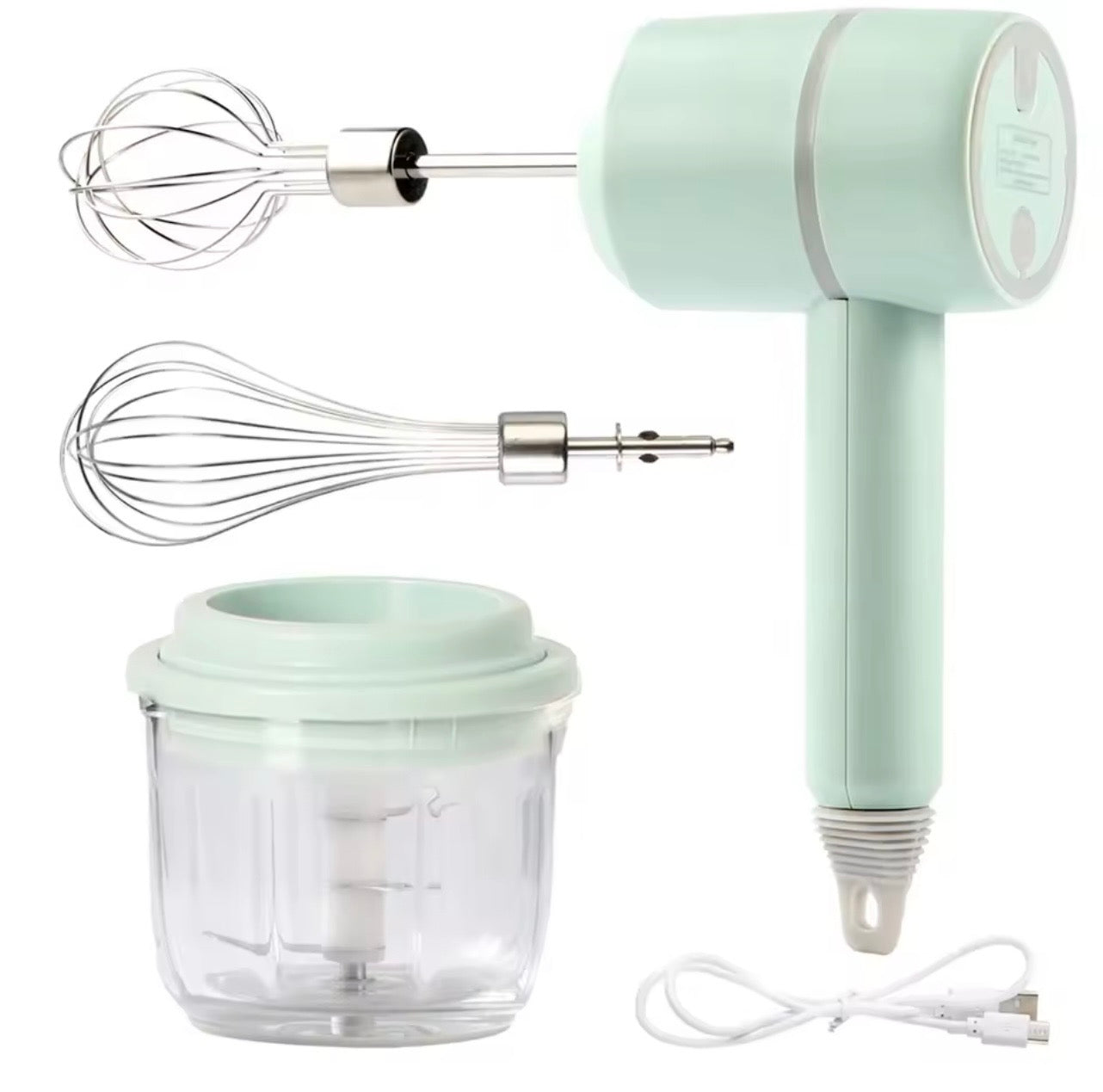 3-in-1 Wireless Electric Hand Mixer