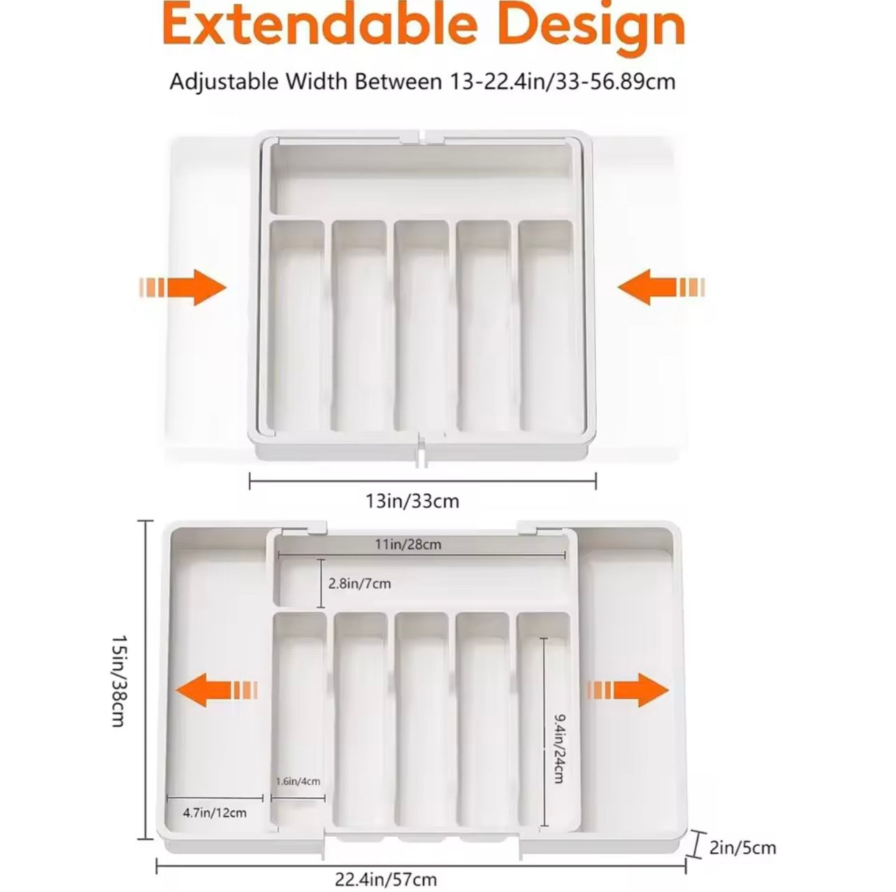 Expandable Kitchen Drawer Organizer
