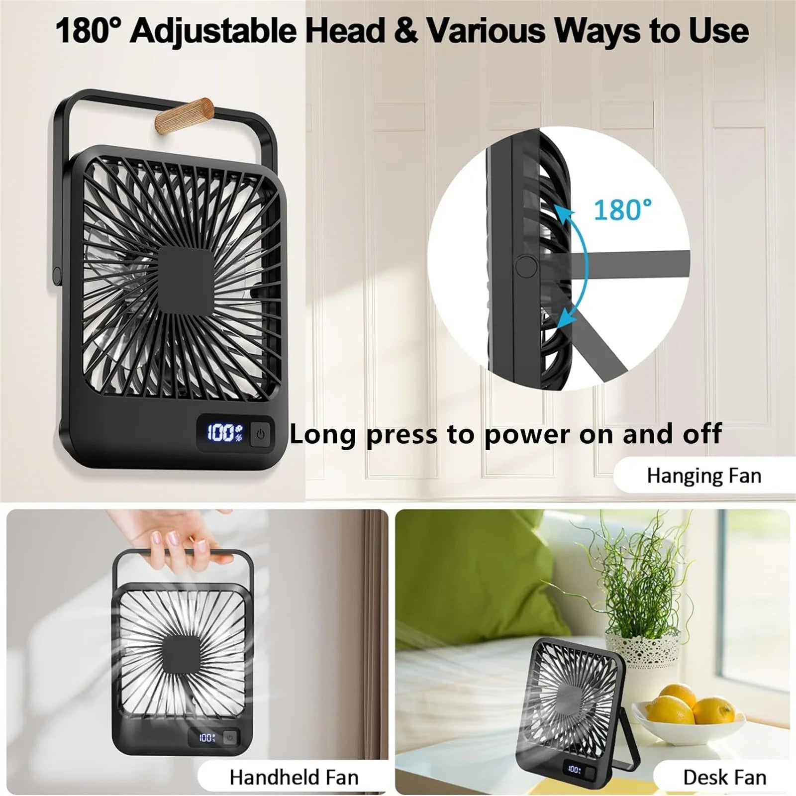 Silent Foldable USB Portable Fan