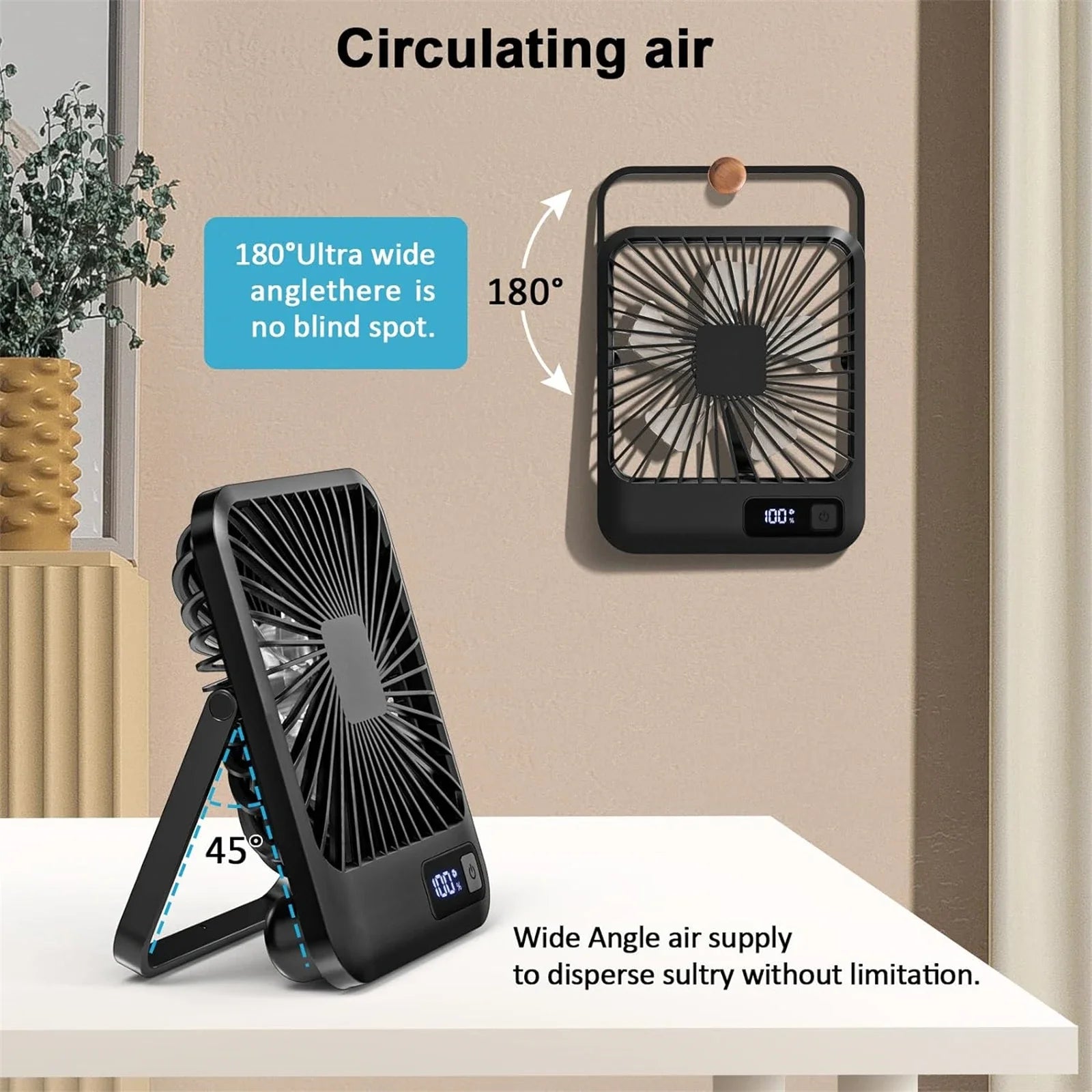 Silent Foldable USB Portable Fan