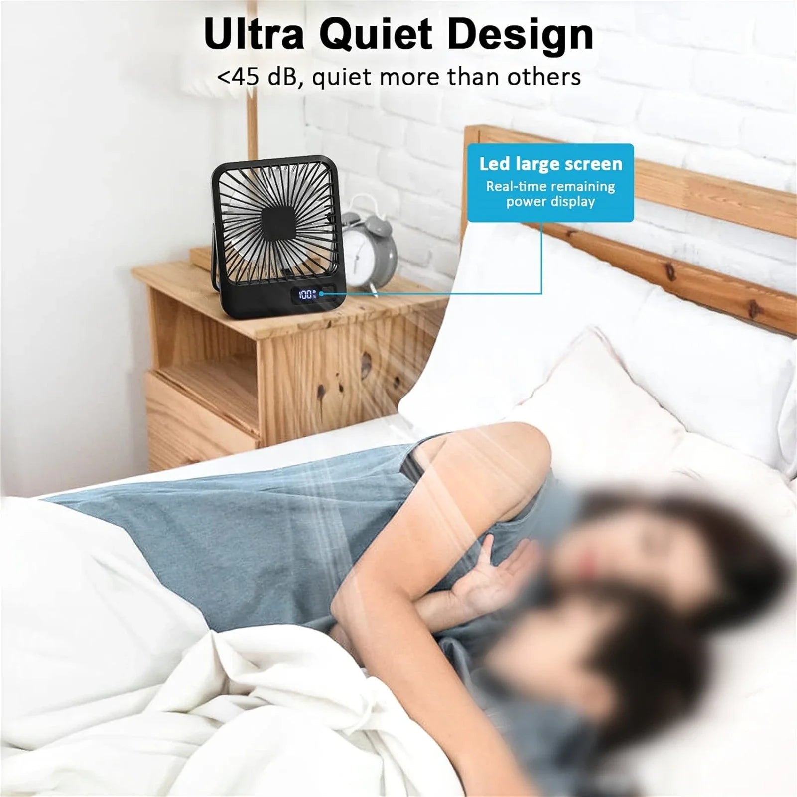 Silent Foldable USB Portable Fan